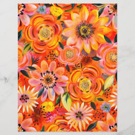 Orangefarbene Blume