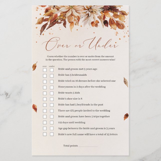 Orangefarbene Blume fallen durch oder unter das Sp (Vorderseite)