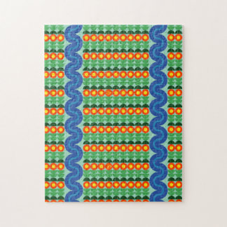 Orangefarbene Blume - Puzzle