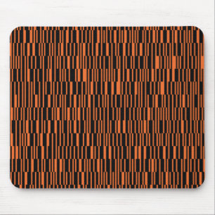Orangefarbene, coole, trendige, moderne geometrisc mousepad