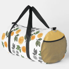 Orangefarbene Fruchtscheiben Duffle Bag