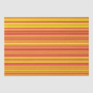 Orangefarbene, gelbe Streifen Seidenpapier