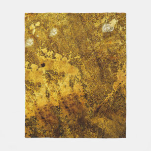 Orangefarbene Grunge Textur abstract,altertümlich, Fleecedecke