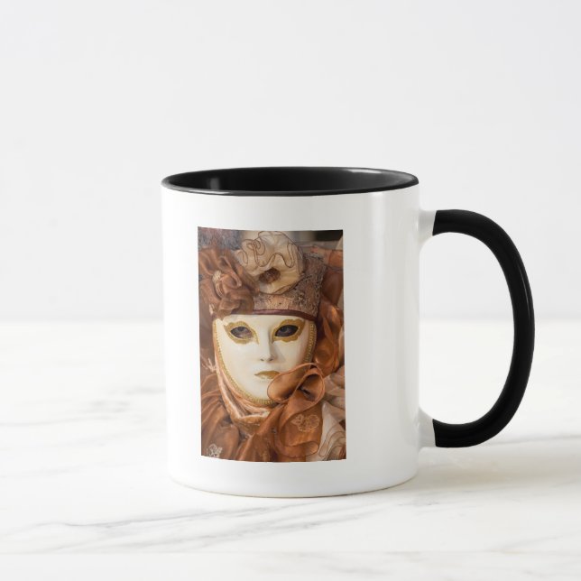 Orangefarbene Karnevalskostüme, Venedig Tasse (Rechts)