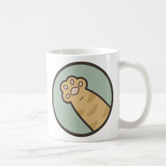 Orangefarbene Katze Kaffeetasse
