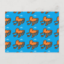 Orangefarbene kleine Kraken von Master C.M.F.B