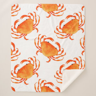 Orangefarbene Krebse Sherpadecke