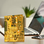 Orangefarbene Leiterplatten, elektronische Teile,  Dankeskarte<br><div class="desc">Detaillierte Fotografie eines PC-Boards,  perfekt für elektronische Enthusiasten. Hauptfarbe der gedruckten Schaltung: gelb orange...  Osterei : eine niedliche,  kleine Herzform im Kreislauf.</div>