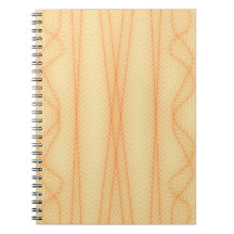 Orangefarbene Linien auf gelbem Hintergrund