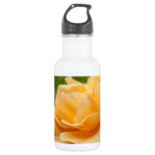 Orangefarbene Rose Edelstahlflasche