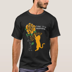 Orangefarbene Rose Katzenpasten zur Heilung der Mu T-Shirt