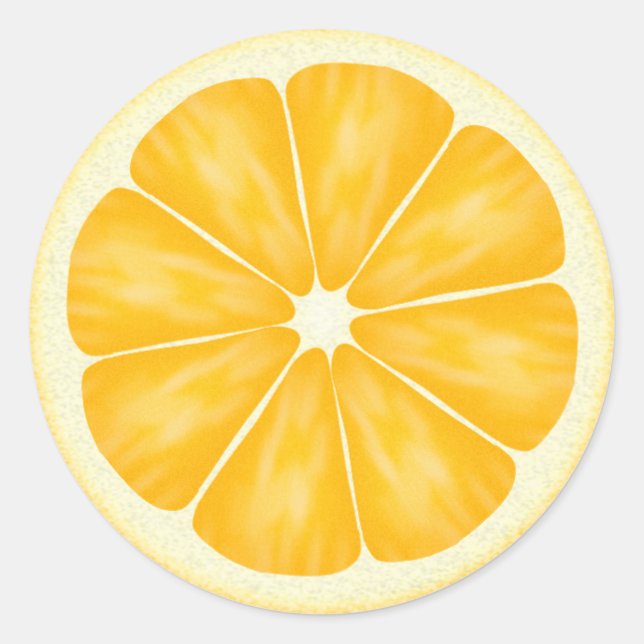 Orangefarbene Scheiben mit nächtlichem Aufkleber (Vorderseite)