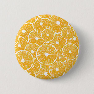 Orangefarbene Schnittmuster Button