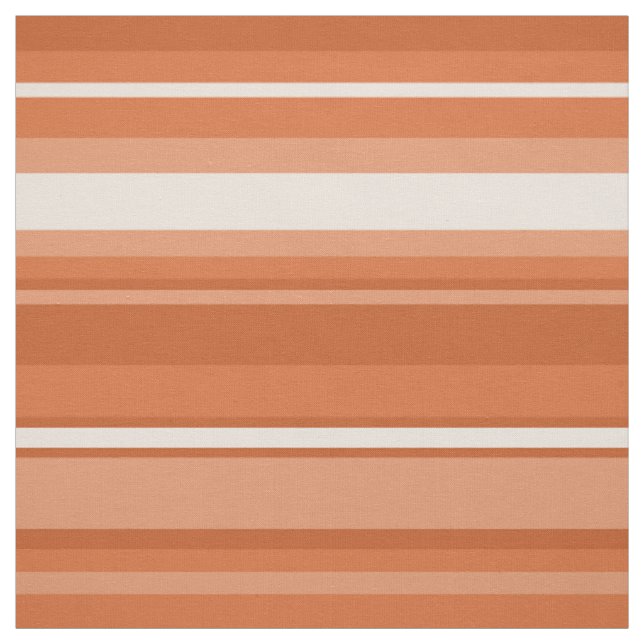Orangefarbene Streifen Stoff (Muster)