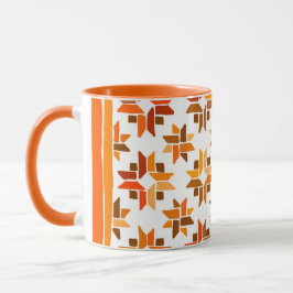 Orangefarbene Tasse