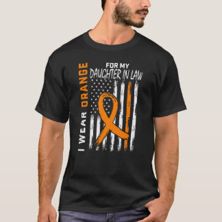 Orangefarbene Tochter im Gesetz Multiple Sklerose T-Shirt