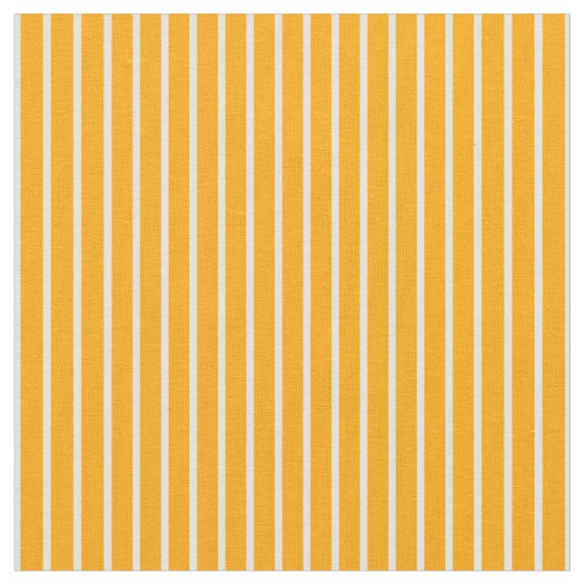 Orangefarbene und hellgelbe Streifen/Linienmuster Stoff (Nahaufnahme)