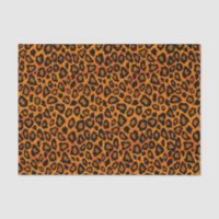 Orangefarbene und schwarze Leoparden