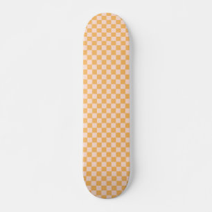 Orangefarbene und ungebleichte Seidenkarton Skateboard