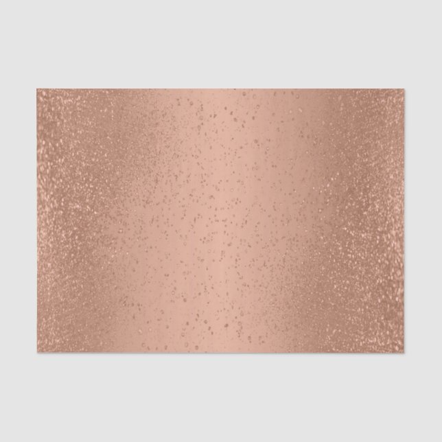 Orangefarbener Glitzer mit glänzendem Hintergrund Seidenpapier (Vorderseite)