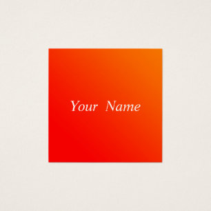 orangefarbener Gradient Geschäftskarte