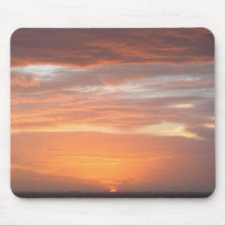 Orangefarbener Himmel Mousepad
