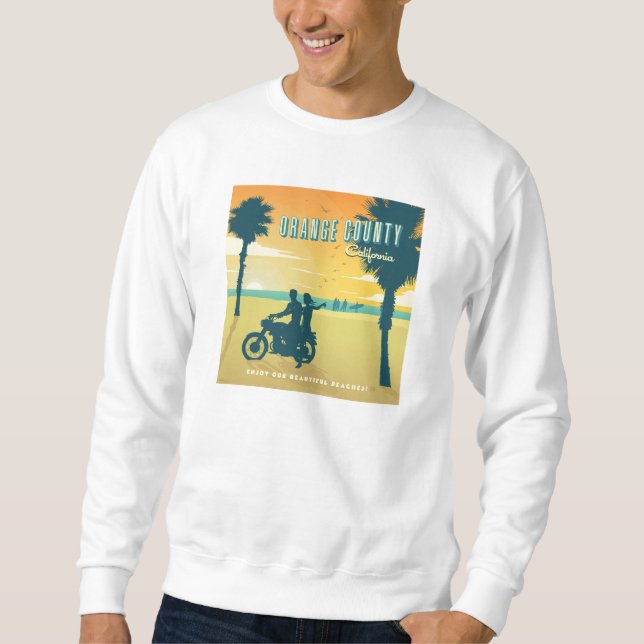 Orangefarbener Landkreis, kalifornische Strände Sweatshirt (Vorderseite)