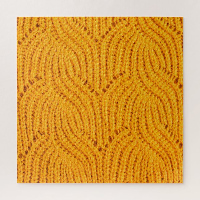 Orangefarbener Pullover, texturierter Hintergrund. (Vertikal)