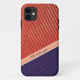 Orangefarbener und lila Beton IPhone-Fall Case-Mate iPhone Hülle