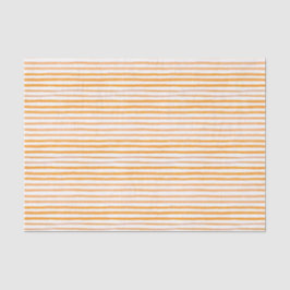 Orangefarbener und weißer Streifen Seidenpapier