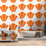 Orangefarbenes Art Deco Design Tapete<br><div class="desc">Tapete orangefarbene Deko-Design, das mit jedem beliebigen Text angepasst werden kann. Wenn Sie Hilfe bei der Anpassung benötigen, kontaktieren Sie uns über den Link auf dieser Seite. Orangefarbene Deko-Tapete</div>