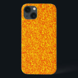 Orangefarbenes Glitzer- und Glitzern-Muster Case-Mate iPhone Hülle<br><div class="desc">Elegante Orangentöne retro Glitzer und Glitzern.</div>