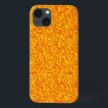 Orangefarbenes Glitzer- und Glitzern-Muster Case-Mate iPhone Hülle<br><div class="desc">Elegante Orangentöne retro Glitzer und Glitzern.</div>