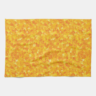Orangefarbenes Küchentuch