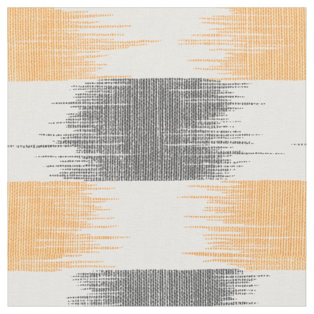 Orangefarbenes, modernes Muster gestreift Stoff (Nahaufnahme)