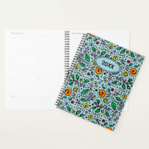 Orangefarbenes Muster für Blume Aquamariner Swirre