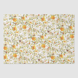 Orangefarbenes Rose Viktorianisches Inspiriertes G Seidenpapier