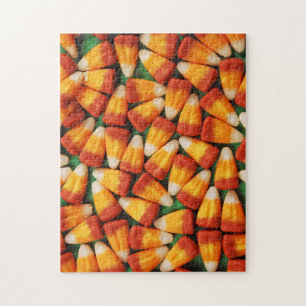 Orangefarbenes und gelbes Maispuzzle