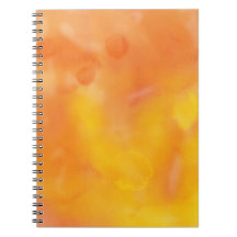 Orangefarbenes und gelbes Wasserfarbenpapier