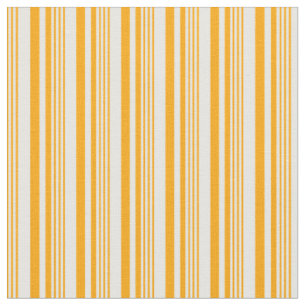 Orangefarbenes und weiß gefärbtes Linse-/Streifenm Stoff