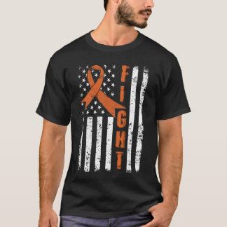 Orangefarbenes Zeichen - Leukämie Bewusstsein_Voll T-Shirt