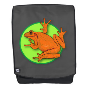 Orangefrorenes Rucksack