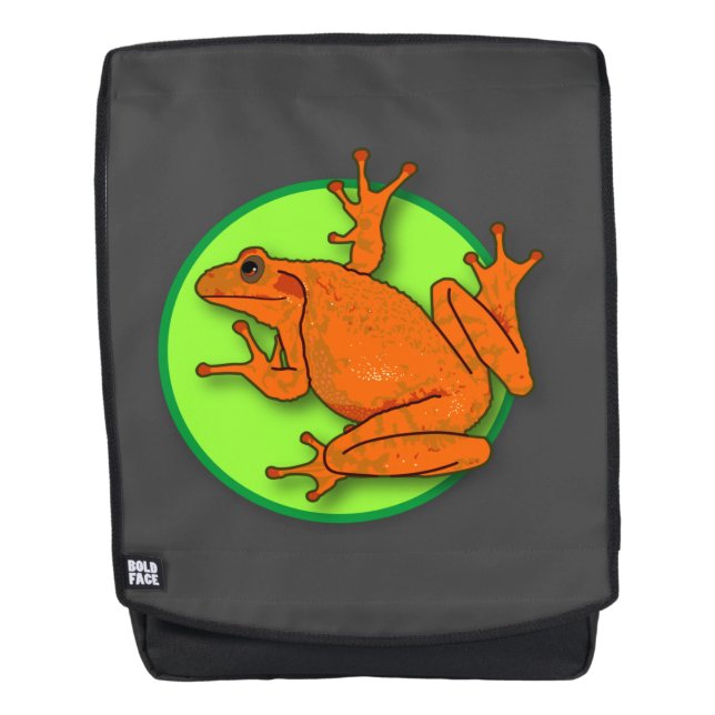 Orangefrorenes Rucksack (Vorderseite)