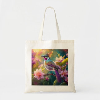Orangekammener Regenbogenhäher Fantasy-Vogel Tragetasche