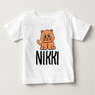 ORANGEKATZE NAME MÄDCHEN KLEINKIND T-SHIRTS