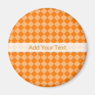 Orangekombination Diamantmuster von STaylor Magnet
