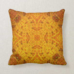 "Orangemental" Mandala-Kissen Kissen