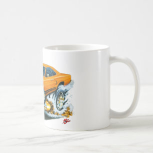 Orangen-Auto 1968-69 Plymouths GTX Kaffeetasse