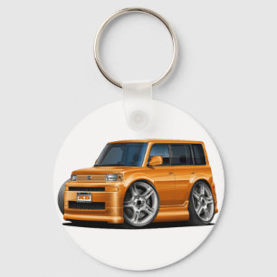 Orangen-Auto des Scions-XB Schlüsselanhänger