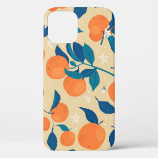Orangen Branchen: Beige Hintergrundmuster Case-Mate iPhone Hülle